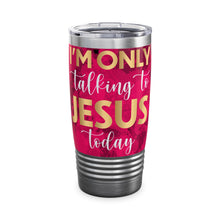 Load image into Gallery viewer, Only Jesus Ringneck Tumbler, 20oz
