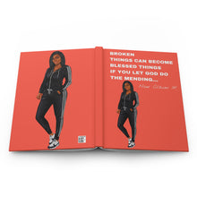 Load image into Gallery viewer, Broken Things Can Become Blessed Things Hardcover Journal Matte