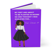 Load image into Gallery viewer, My Feet Are About To Be Planted Hardcover Journal Matte