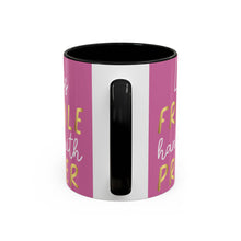 Load image into Gallery viewer, Life Is Fragile Handle With Prayer Accent Coffee Mug (11, 15oz)