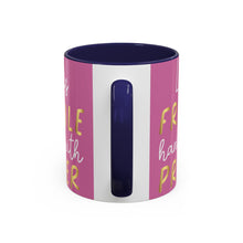 Load image into Gallery viewer, Life Is Fragile Handle With Prayer Accent Coffee Mug (11, 15oz)