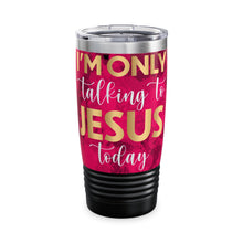 Load image into Gallery viewer, Only Jesus Ringneck Tumbler, 20oz