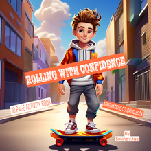Load image into Gallery viewer, Rolling With Confidence: Affirmations Coloring Book