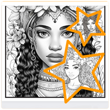 Load image into Gallery viewer, EmpowerHer: Coloring Creations for Black Queens