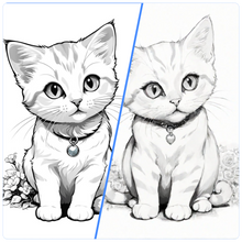 Load image into Gallery viewer, The Cat’s Meow: Coloring Cats for Fun and Relaxation