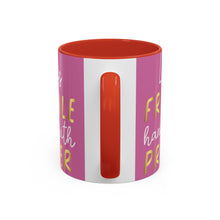 Load image into Gallery viewer, Life Is Fragile Handle With Prayer Accent Coffee Mug (11, 15oz)
