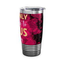 Load image into Gallery viewer, Only Jesus Ringneck Tumbler, 20oz
