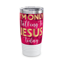 Load image into Gallery viewer, Only Jesus Ringneck Tumbler, 20oz
