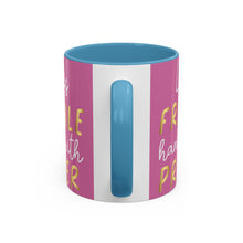 Load image into Gallery viewer, Life Is Fragile Handle With Prayer Accent Coffee Mug (11, 15oz)
