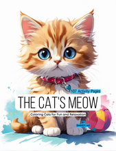 Load image into Gallery viewer, The Cat’s Meow: Coloring Cats for Fun and Relaxation
