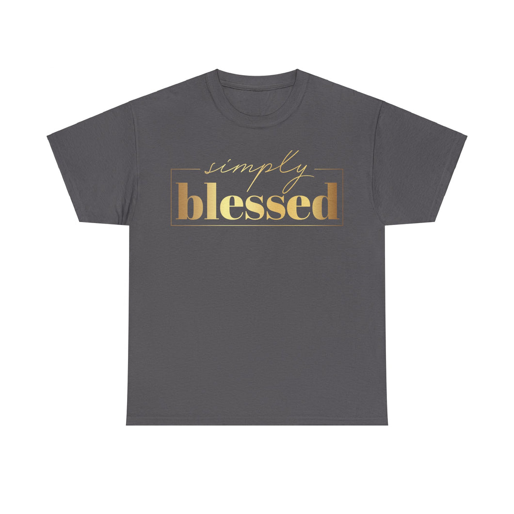 Simply blessed  Unisex Heavy Cotton Tee