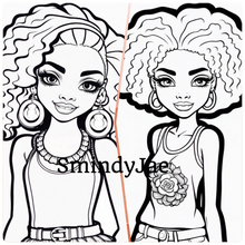 Load image into Gallery viewer, Fashionista Fun CHILL &amp; CHIC: Coloring Your Way to Fabulous
