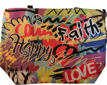 Load image into Gallery viewer, Peace, Love Faith &amp; Joy Tote Bag
