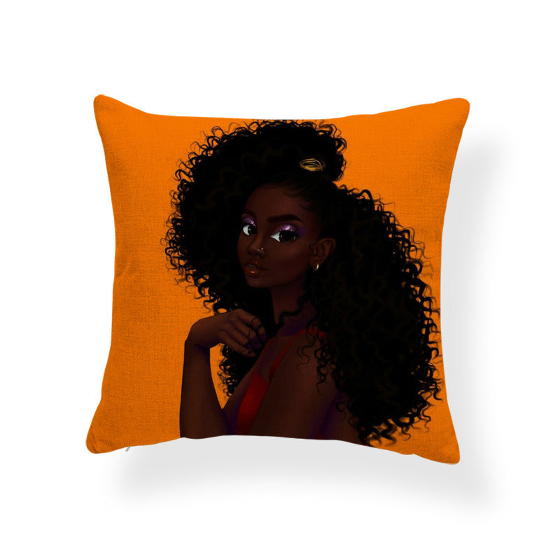 Beautiful Diva Pillow Cover